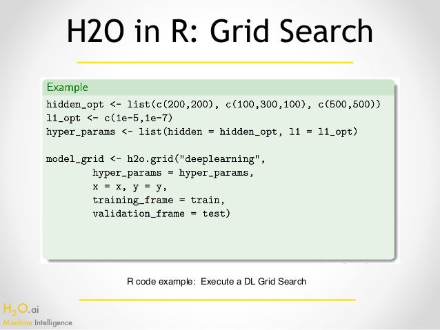 machine learning in r example