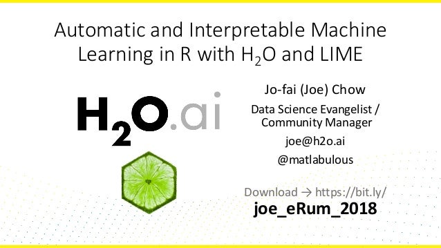 h2o machine learning r