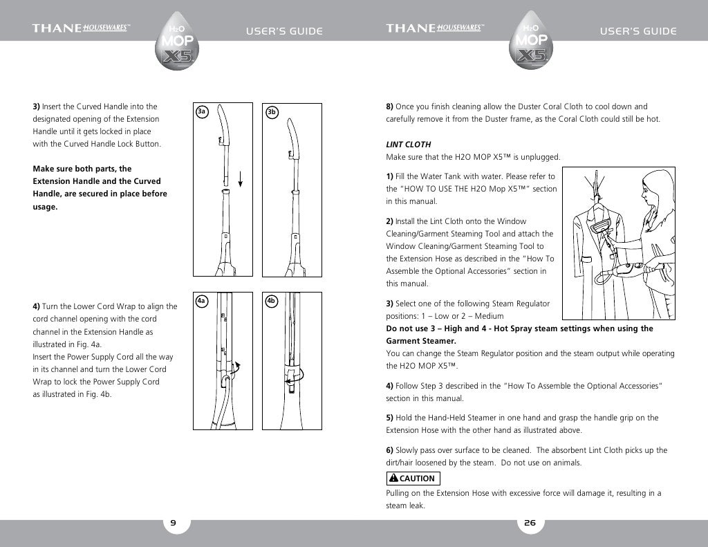 H2O Mop X5 User Guide / English