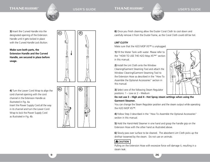 H2O Mop X5 User Guide / English