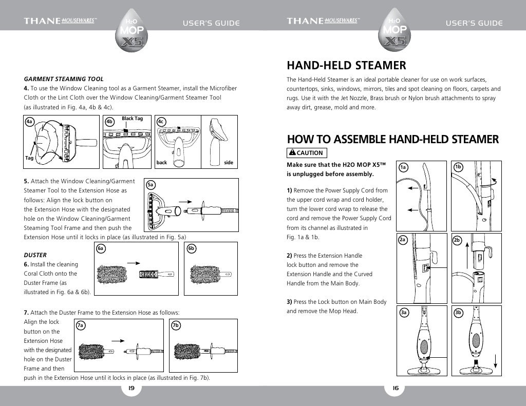 H2O Mop X5 User Guide / English