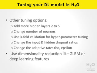 Machine Learning in H2O | PPTX