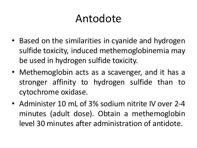 h2s overview hydrogen sulfide poison