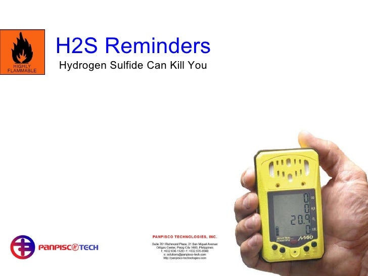H2S Safety Reminders