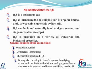 H2S Training for Oil and Gas and Safety Professionals | PPTX