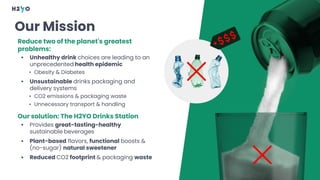 H2yo H2YO_Catering proposal for healthy drink solution | PPT
