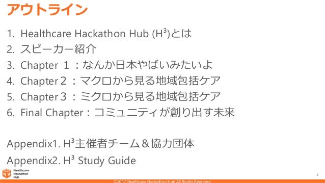 H³ - Healthcare Hackathon Hub - 第2回:地域包括ケアシステム_20170625