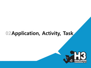 02 Application, Activity, Task
 