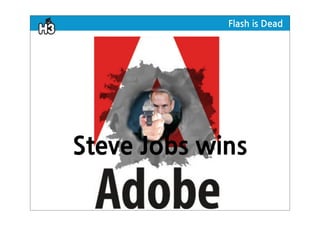  성장

                   Global Mobile vs. Desktop Internet User Projection
               2,000


               1,600
인터넷 사용자 (MM)




               1,200


                800
                                                      모바일 인터넷 사용자
                                                      데스크탑 인터넷 사용자
                400


                  0
                   2007   2008   2009   2010   2011    2012                2013                           2014                          2015
                                                       Source: Morgan Stanley Research.
 