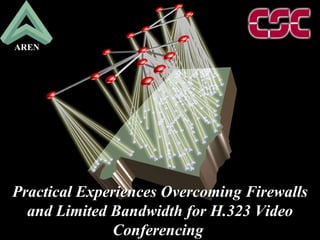 Practical Experiences Overcoming Firewalls and Limited Bandwidth for H.323 Video Conferencing   AREN 
