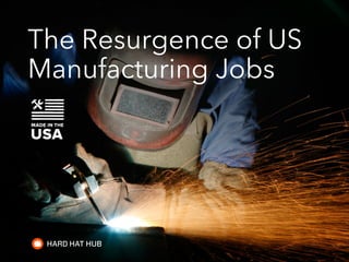 © 2014 
The Resurgence of US 
Manufacturing Jobs 
 