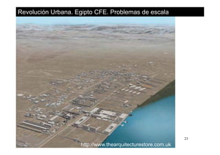 Revolución Urbana. Egipto CFE. Problemas de escala
23
http://www.thearquitecturestore.com.uk
 