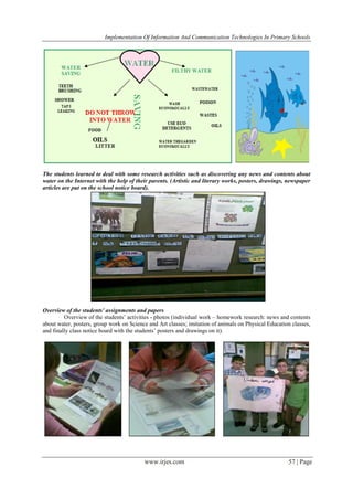 Implementation of Information and Communication Technologies in Primary ...