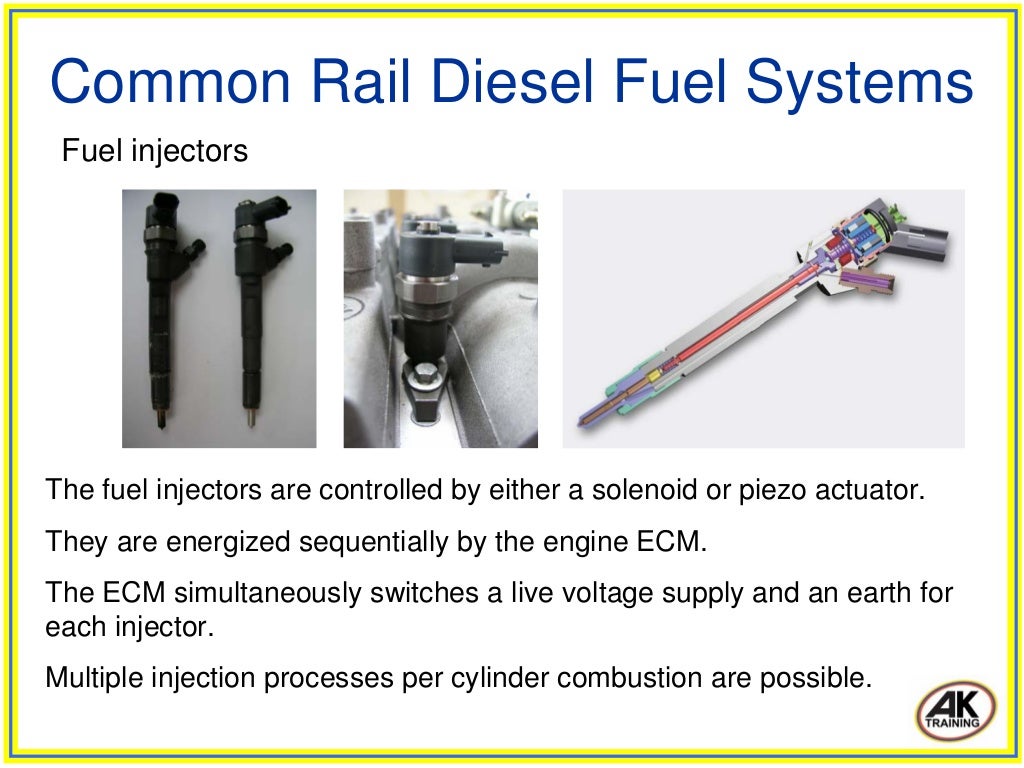Common rail diesel fuel systems