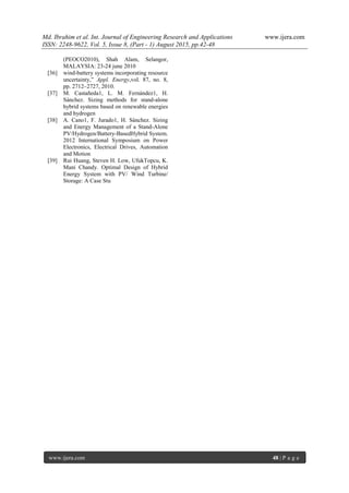 A Review of Hybrid Renewable Energy Systems for Electric Power ...