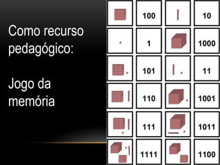 Como recurso
pedagógico:
Jogo da
memória
 