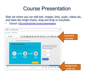 Pedagogical and technical opportunities of the H5P | PDF