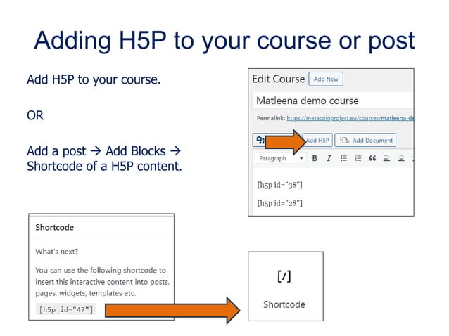 Pedagogical and technical opportunities of the H5P | PPT