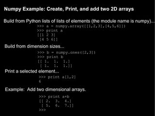 The Python Programming Language and HDF5: H5Py | PPT