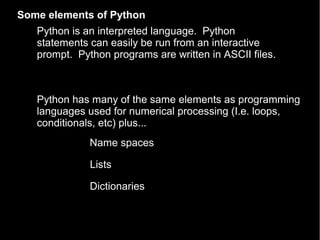 The Python Programming Language and HDF5: H5Py | PPT