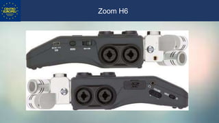 • Captação com h6.
Zoom H6