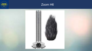 • Captação com h6.
Zoom H6