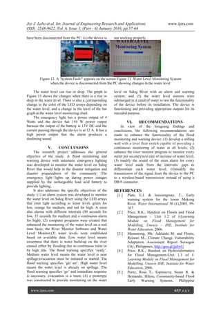 Development of Flood Warning System | PDF