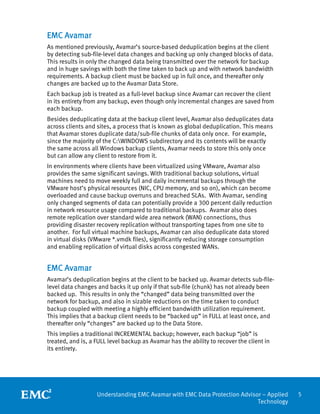 White Paper: Understanding EMC Avamar with EMC Data Protection Advisor ...