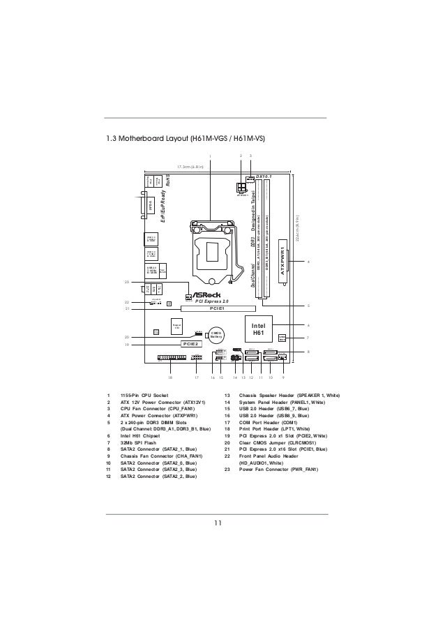 H61 Motherboard Circuit Diagram