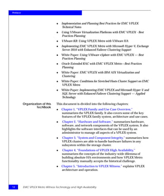 TechBook: EMC VPLEX Metro Witness Technology and High Availability | PDF