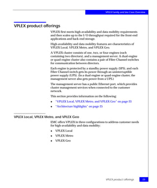 TechBook: EMC VPLEX Metro Witness Technology and High Availability | PDF