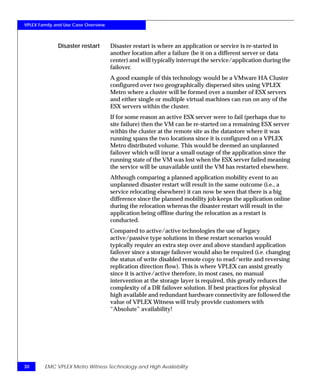 TechBook: EMC VPLEX Metro Witness Technology and High Availability | PDF