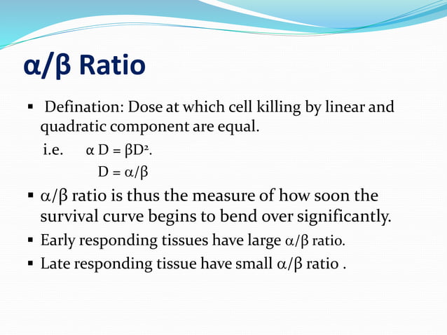 Linear quadratic model ppt