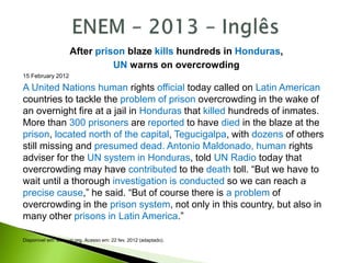 Revisão - ENEM 2020 - PPT