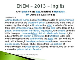 Revisão - ENEM 2020 - PPT