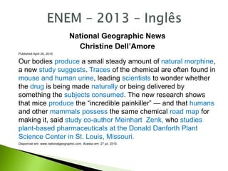 Revisão - ENEM 2020 - PPT