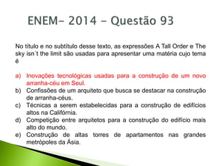 Revisão - ENEM 2020 - PPT