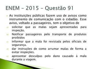 Revisão - ENEM 2020 - PPT