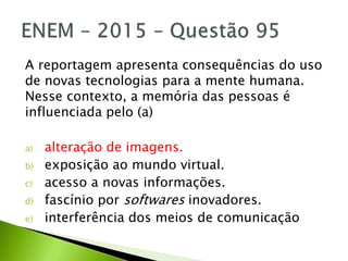 Revisão - ENEM 2020 - PPT
