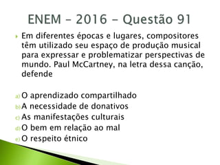 Revisão - ENEM 2020 - PPT