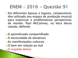Revisão - ENEM 2020 - PPT