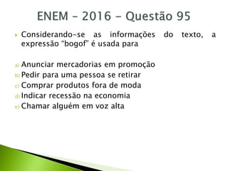 Revisão - ENEM 2020 - PPT