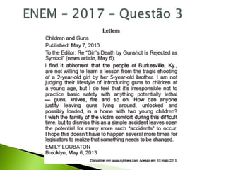 Revisão - ENEM 2020 - PPT