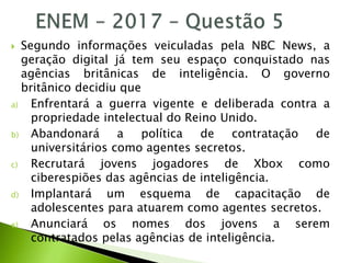 Revisão - ENEM 2020 - PPT