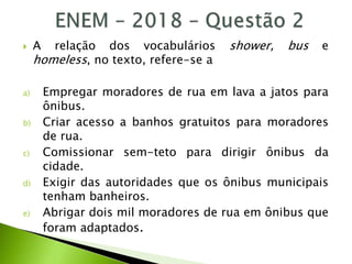 Revisão - ENEM 2020 - PPT