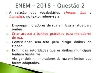 Revisão - ENEM 2020 - PPT