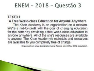 Revisão - ENEM 2020 - PPT