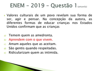 Revisão - ENEM 2020 - PPT