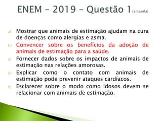 Revisão - ENEM 2020 - PPT