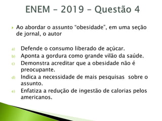 Revisão - ENEM 2020 - PPT